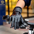 ZF3156 Moda guantes de cuero de conducción para hombres